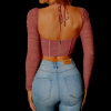 Corset-bustier-style-top-rose-fermeture-zip.png Bustier Corset style top