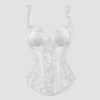 Corset Femme Blanc dentelle