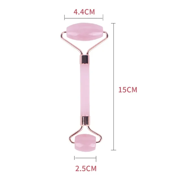Rouleau de jade en résine rose