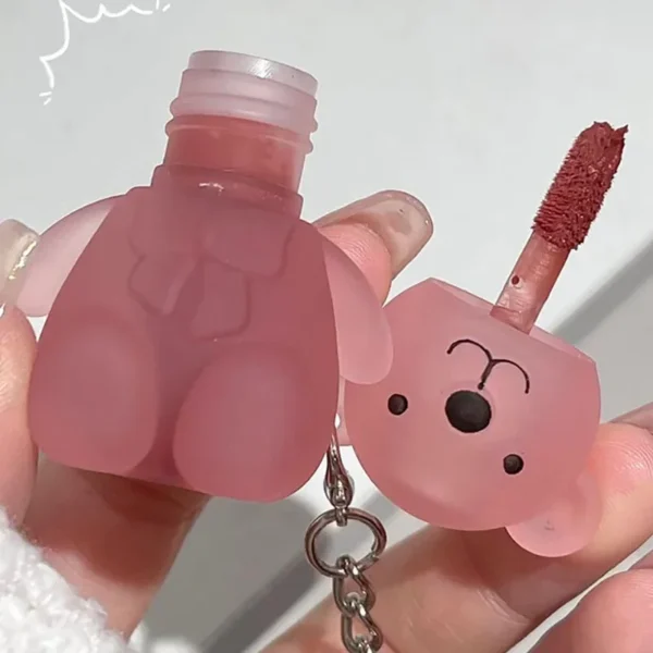 Glosse Porte-clés ours mignon naturel