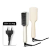 Brosse à lisser portables 2 en 1 avec peign