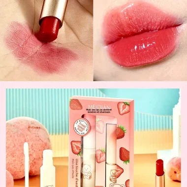 Lèvres Changeant de Couleur Rouge