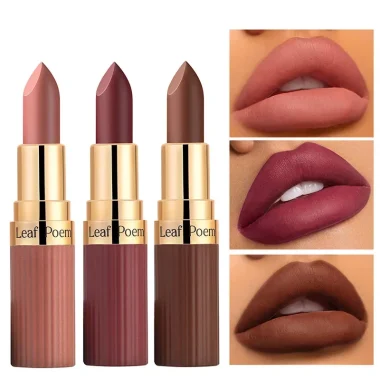 Rouge à lèvres mat 6 couleurs, waterproof