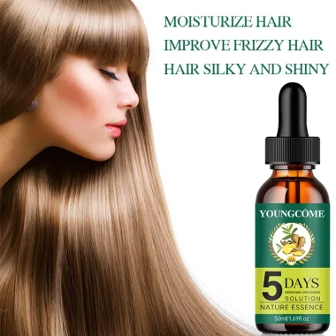 Huile gingembre pour la croissance des cheveux,