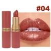 Nouveau rouge à lèvres pailleté waterproof