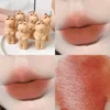 Porte-clés ours mignon, gloss à lèvres