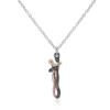 Collier ras du cou tendance avec pendentif