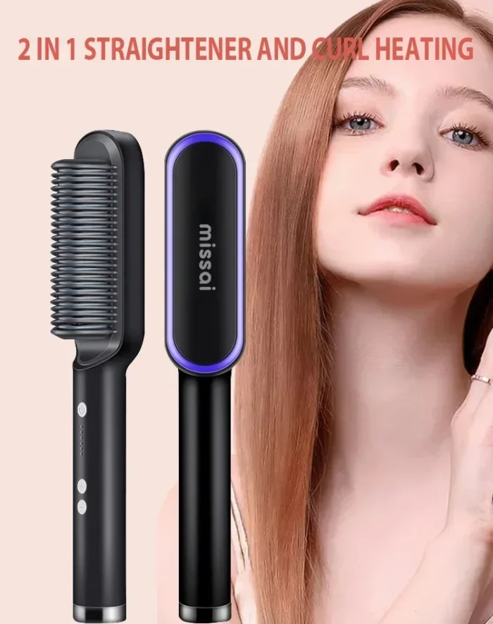 S0dcefd091bfd40c0bcb488bb9fa48b1bM.webp Brosse Lisseur professionnel à chauffe rapide