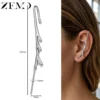 Boucles d'oreilles ZEMO à crochet (1 pièce) en acier