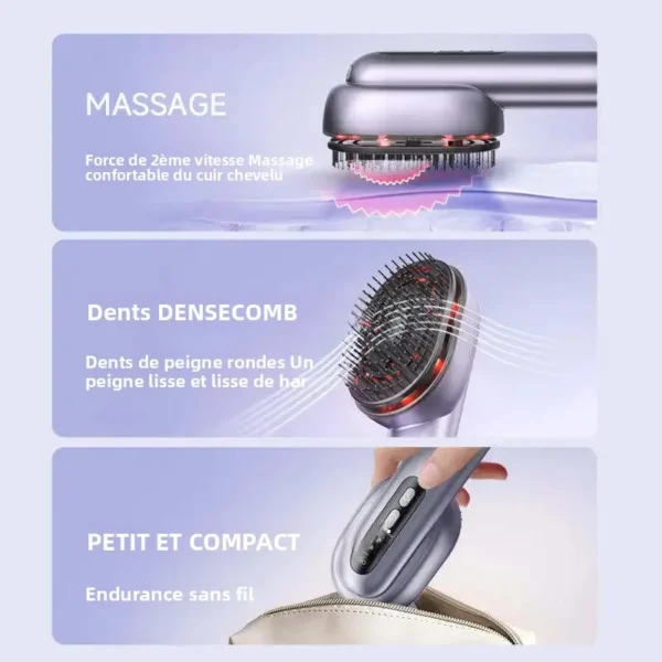 Nouveau Brosse de massage de tête électrique
