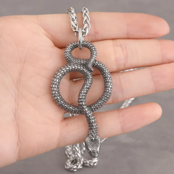 Collier pendentif serpent Viking Creative