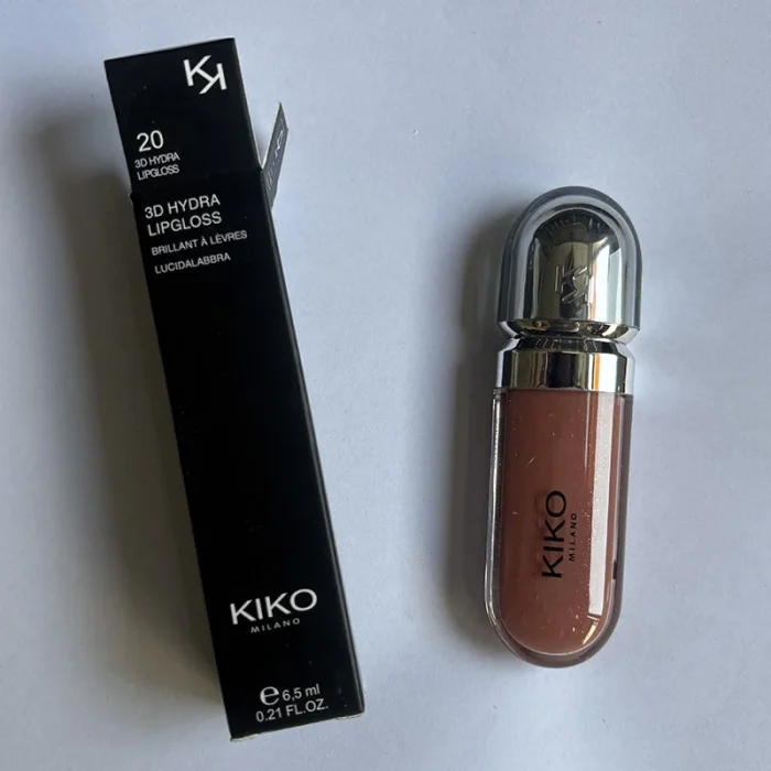 Gloss à lèvres liquide 3D KIKO, transparent