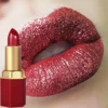 Rouge à lèvres en tube doré, 6 couleurs