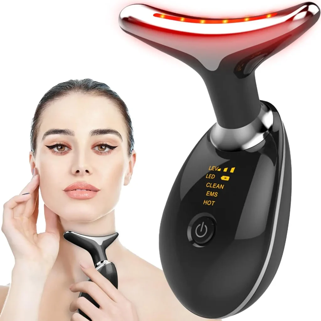 Appareil de massage facial à microcourants EMS