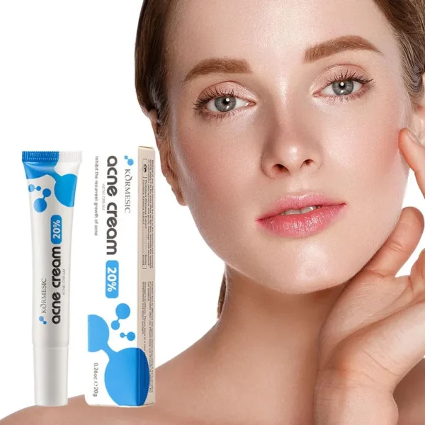 S19363d8f25f84c33a0daf81fa7b59484M.webp Crème anti-acné 20 g, sérum régulateur de sébum.