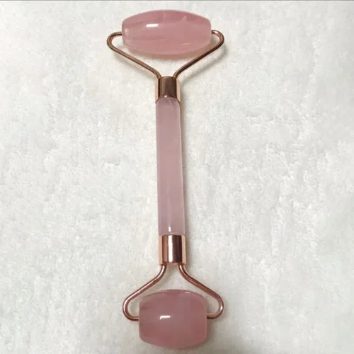 Rouleau de jade en résine rose