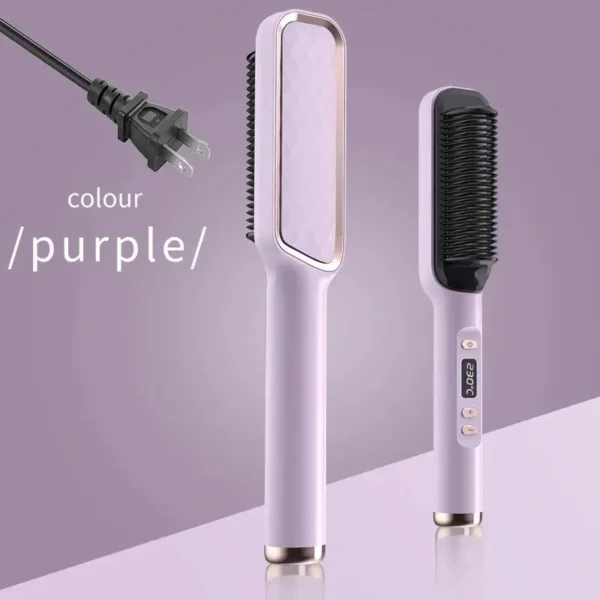 Brosse lissante chauffante, lisseur électrique
