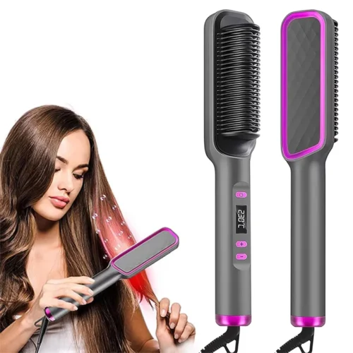 Brosse lissante, outil de coiffage multifonctionnel