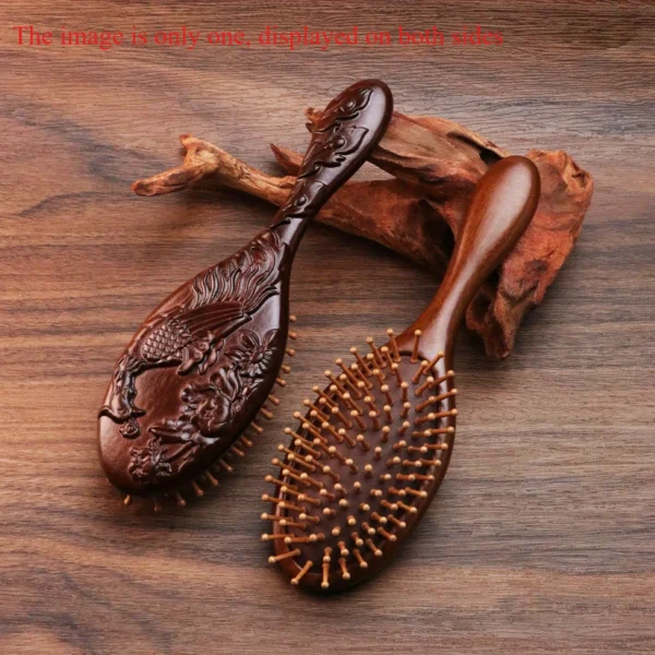 Brosse à coussin d'air en bois de santal