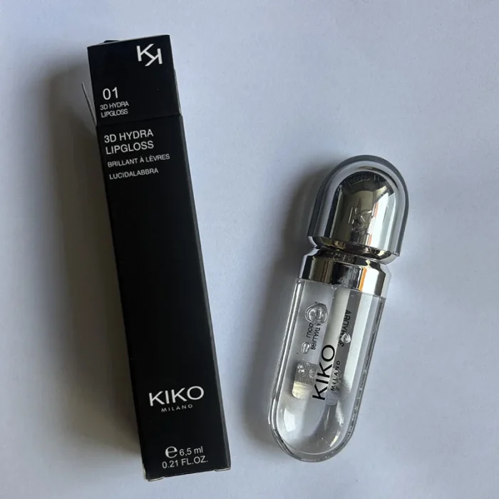 Gloss à lèvres liquide 3D KIKO, transparent