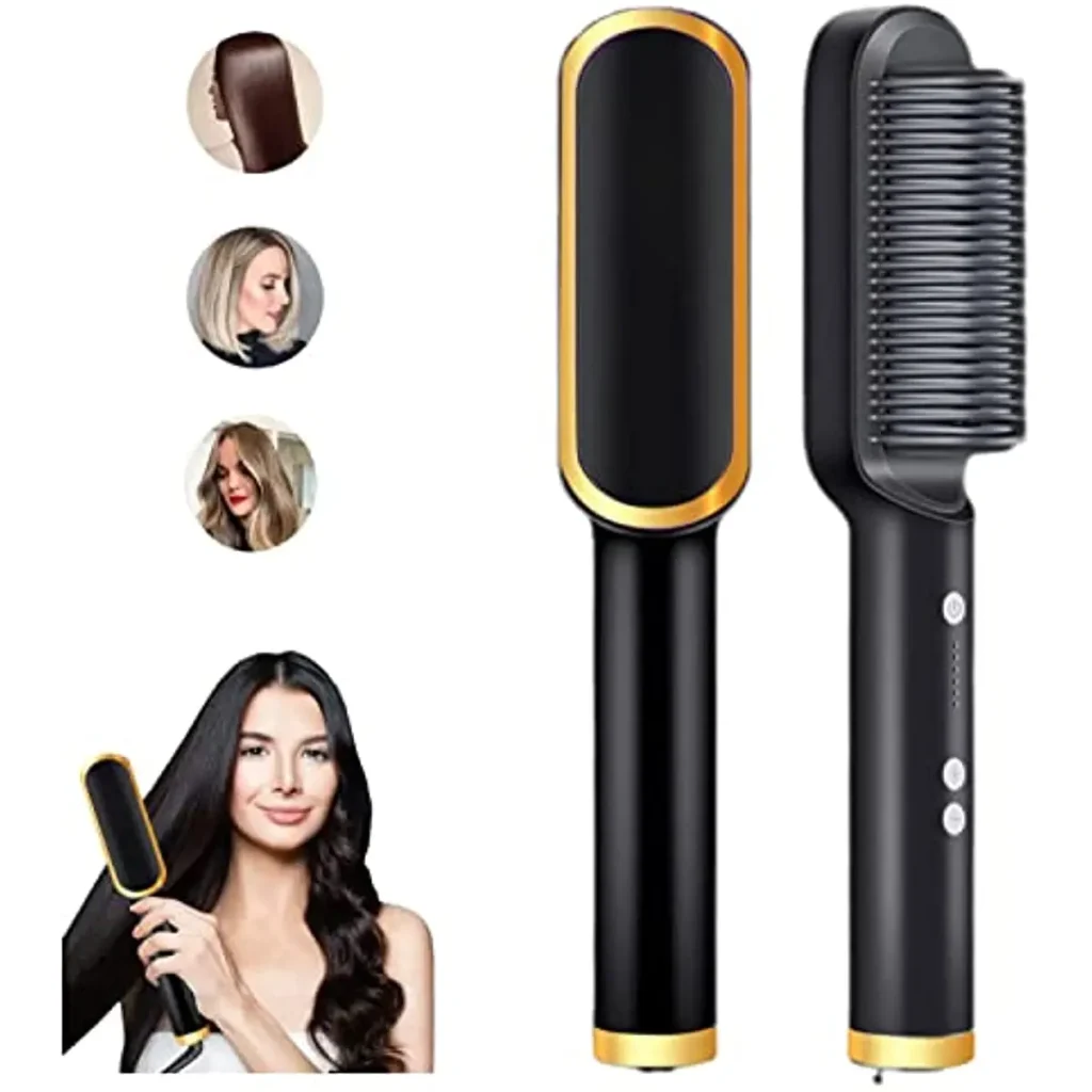 Brosse lissante et fer à boucler 2 en 1
