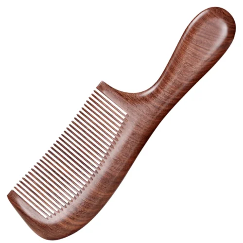 Peigne en bois de santal rouge