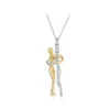Collier pendentif WOSTU en argent massif