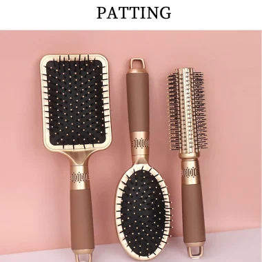 Brosse démêlante à airbag pour le cuir chevelu