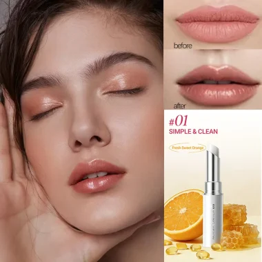 Baume à lèvres 4 couleurs, rouge à lèvres