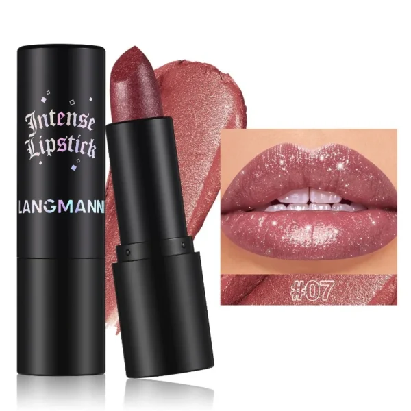 Rouge à lèvres pailleté diamant hydratant