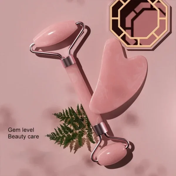 Nouveau rouleau de massage facial Gua Sha