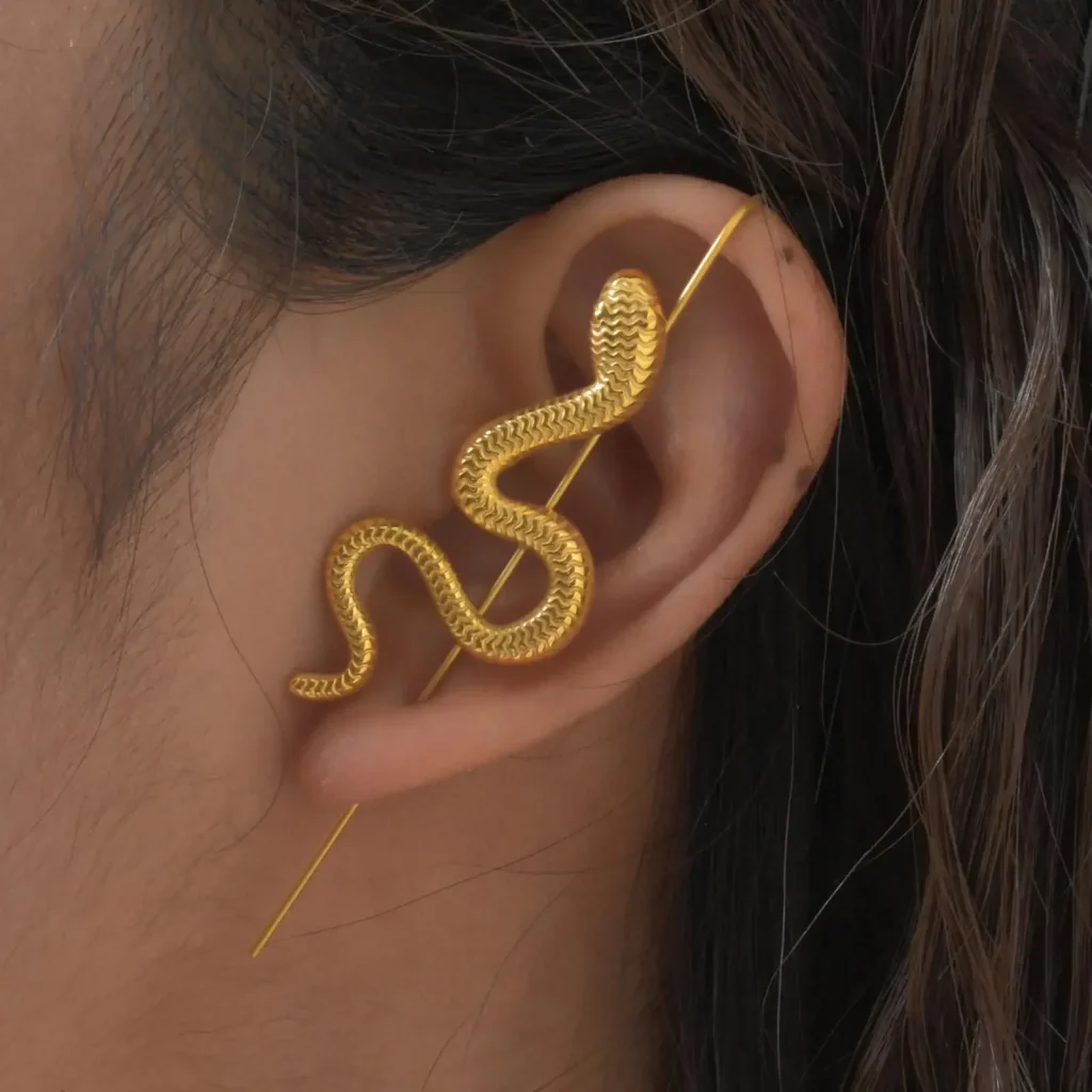 Boucle d'oreille manchette Lennik Vintage Single