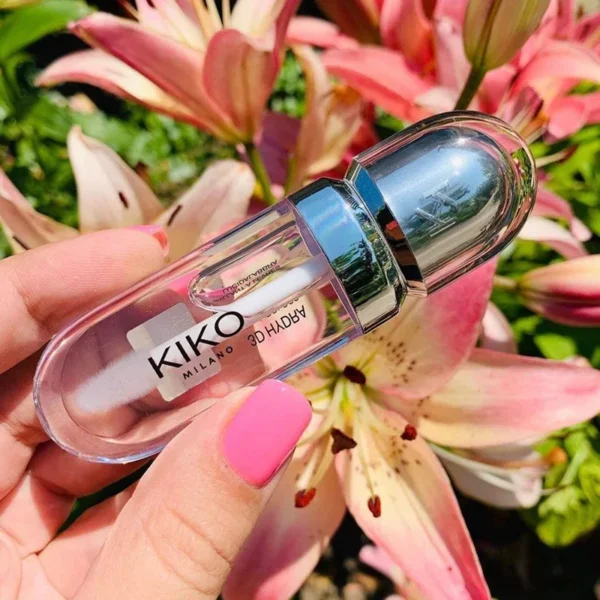 Gloss à lèvres liquide 3D KIKO, transparent