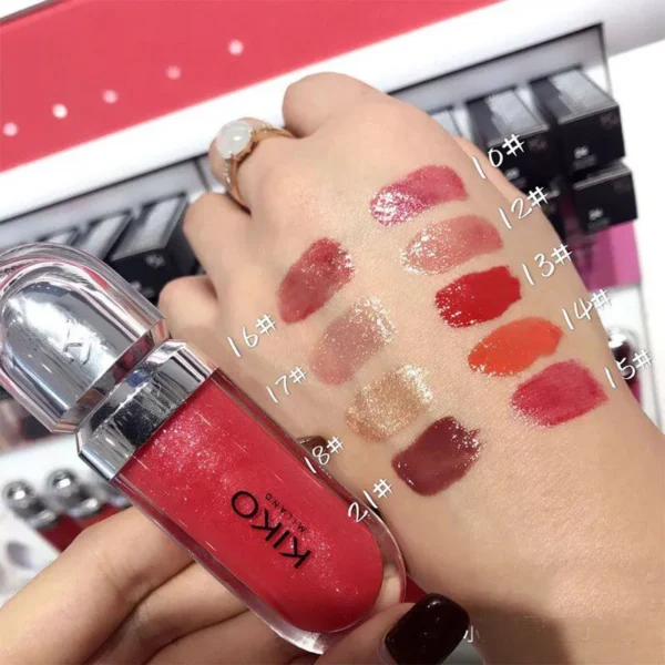 Gloss à lèvres liquide 3D KIKO, transparent