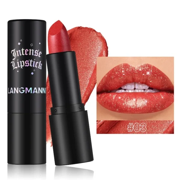 Rouge à lèvres pailleté diamant hydratant
