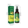 Sérum capillaire fortifiant à l'huile de gingembre