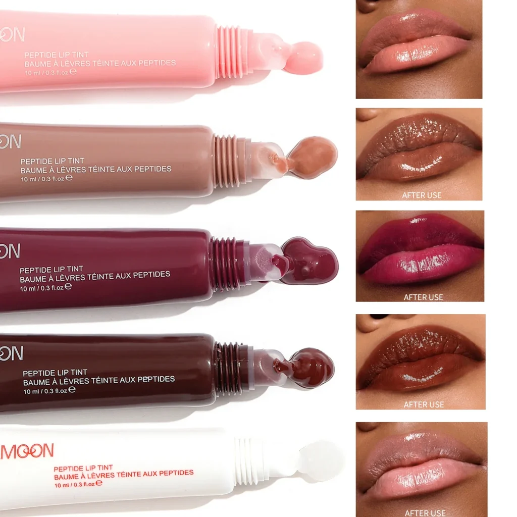 Gloss à lèvres nude marron repulpant