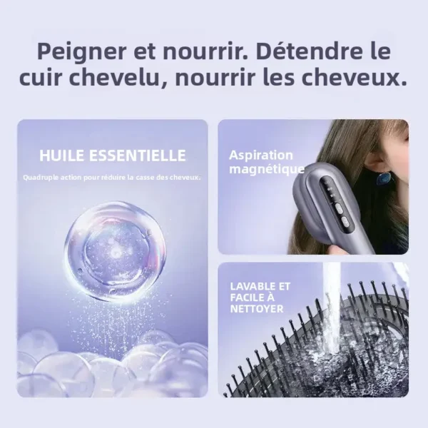 Nouveau Brosse de massage de tête électrique