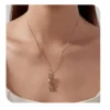 Collier pendentif WOSTU en argent massif