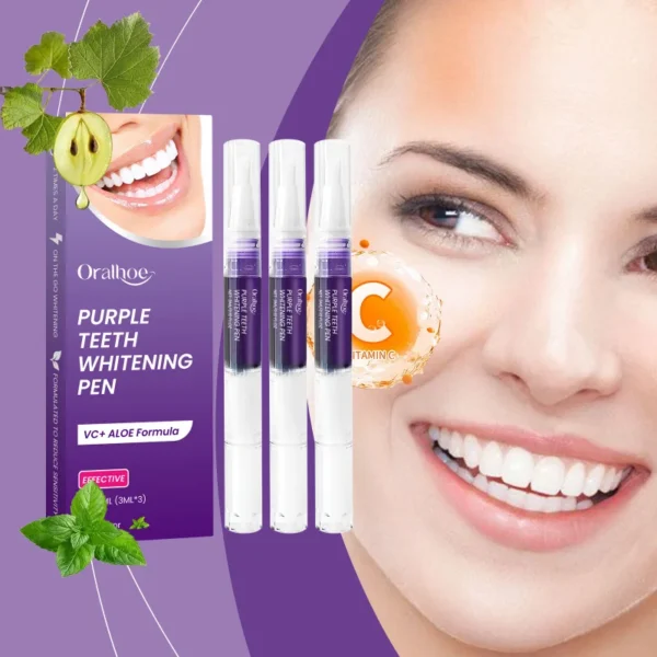 Stylo nettoyant pour dents violet