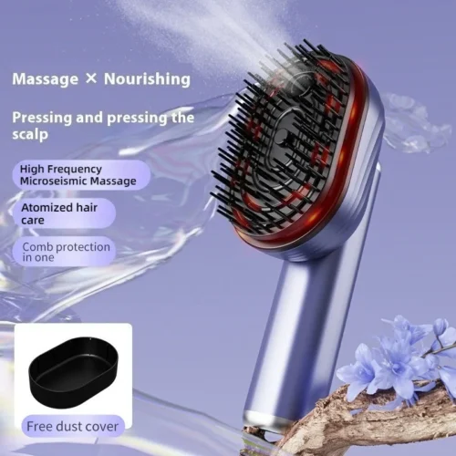 Brosse de massage à vibrations haute fréquence