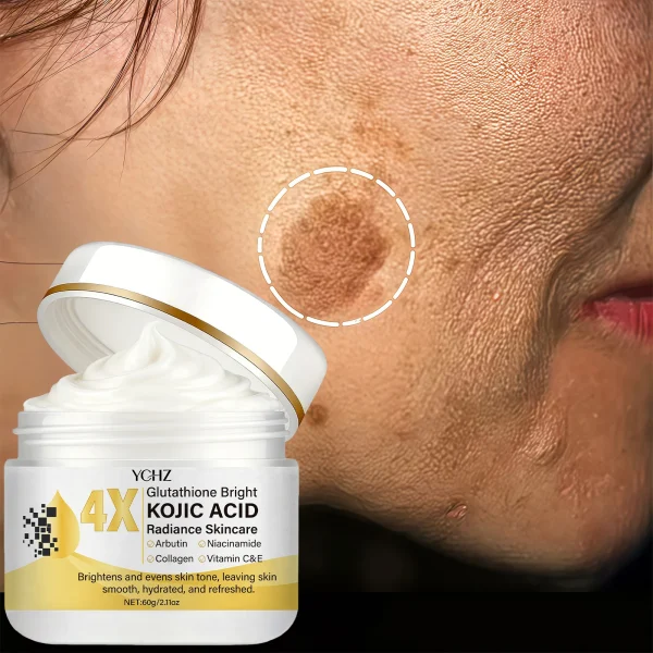 S4dffb916b8924d0aa7e17f06adecae12l.webp Crème visage à l'acide kojique, unifie le teint