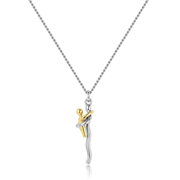 Collier pendentif en acier inoxydable pour la fête des mères