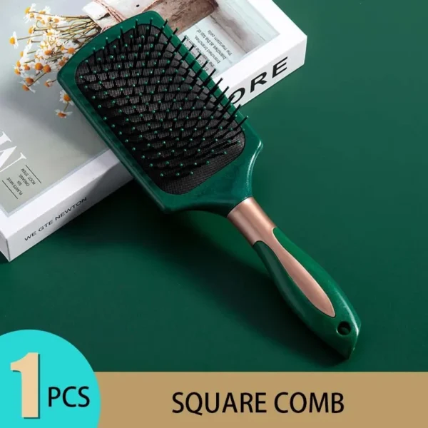 Brosse de massage ovale et rond à coussin