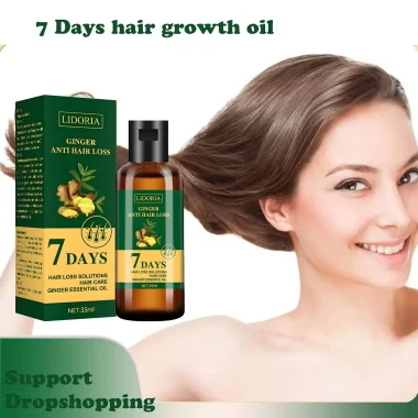 Huile de gingembre pour la croissance des cheveux