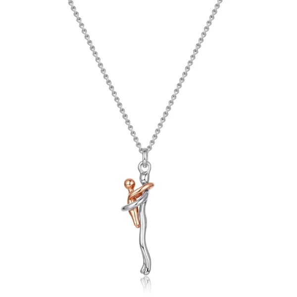 Collier pendentif en acier inoxydable pour la fête des mères