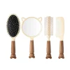 S594616b85334463c805c496c88a40ec8M.webp 4Pcs Flexible Anti-static Hairdressing Styling Comb Hair Combs Wet and Dry Hair Brush Massage Comb Hair Brush Styling Comb
