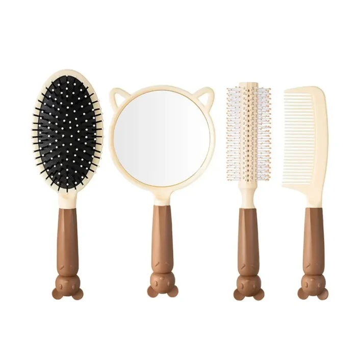 S594616b85334463c805c496c88a40ec8M.webp 4Pcs Flexible Anti-static Hairdressing Styling Comb Hair Combs Wet and Dry Hair Brush Massage Comb Hair Brush Styling Comb