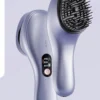Brosse capillaire électrique ultrasonique du cuir