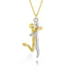 Collier pendentif chic noir « Câlin »